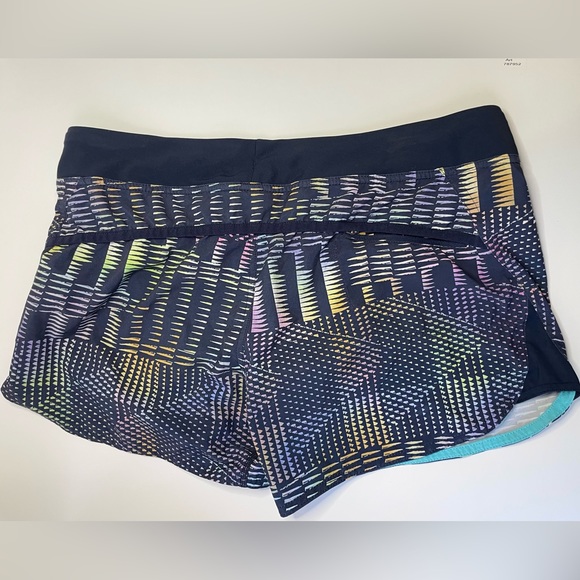 Patagonia Active Shorts Women's S Navy Blue Geometric Drawstring Swim - Picture 4 of 8